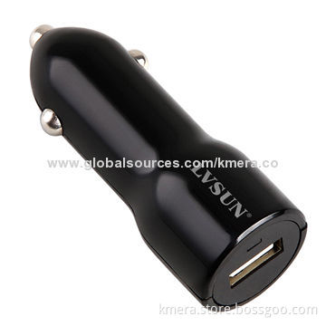 USB Car Charger with Mini Size and Multiple Protections, 2.4A Maximum CurrentNew